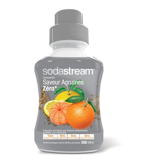 Sodastream Concentre 500 Ml Zero Saveur Agrume