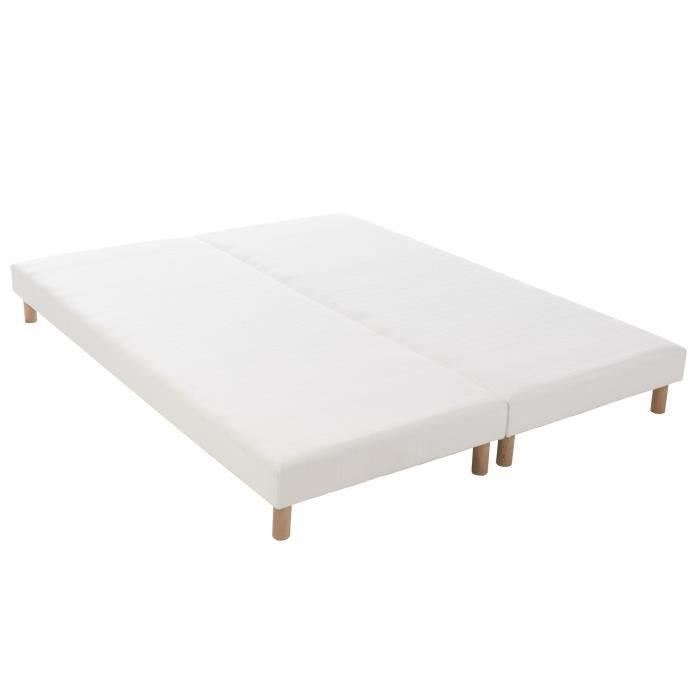 CONFORT DESIGN Sommiers 2 x 90 x 200 - Tapissier - 12 lattes fixes