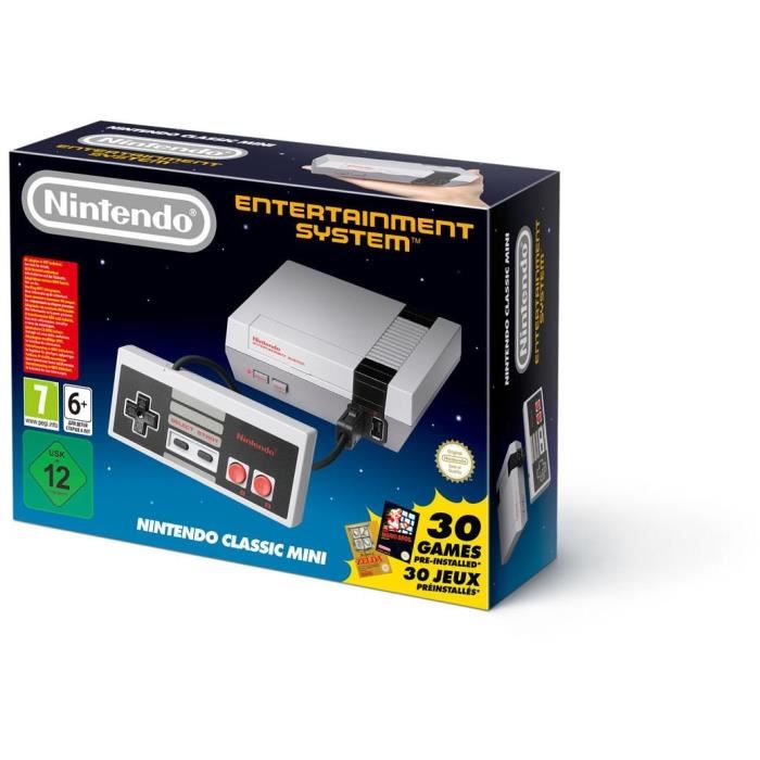 Console Nintendo Classic Mini: Nintendo Entertainment System A¢ Contient 30 Jeux