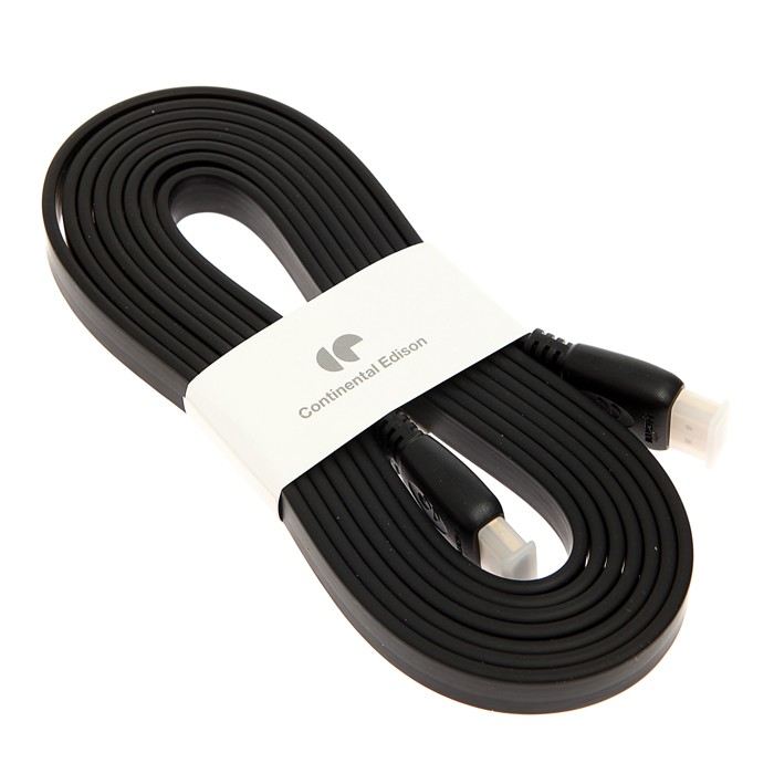 Continental Edison Cable Hdmi 2.0 3m Slim 4k / Ultra Hd 2160p