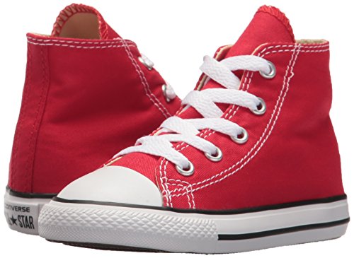 Baskets Montantes Enfant Converse Chuck Taylor All Star Core Hi Rouge 272829303132333435 Filles