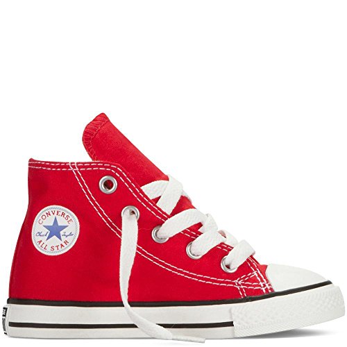 Baskets Montantes Enfant Converse Chuck Taylor All Star Core Hi Rouge 272829303132333435 Filles