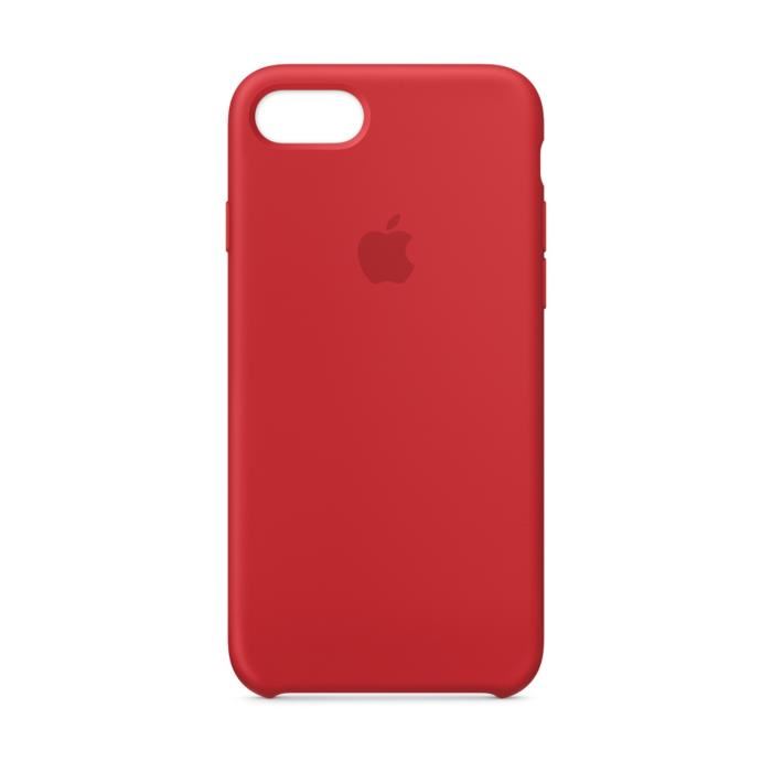 Coque Iphone Apple Coque En Silicone Iphone 87 Productred