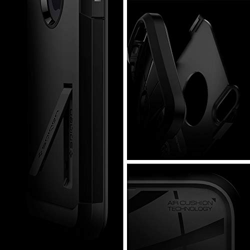 Spigen Coque iPhone X, [Tough Armor] Protection US Military Grade [Noir Matte] T