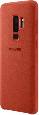 Coque Smartphone Samsung Coque En Alcantara Rouge Pour S9+