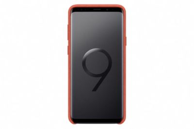 Coque Smartphone Samsung Coque En Alcantara Rouge Pour S9+