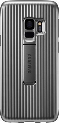 Samsung Coque Renforcee Stand S9 - Argent