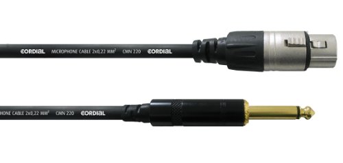 Cordial Ccm5fp Cable Microphone Asymetrique 5m
