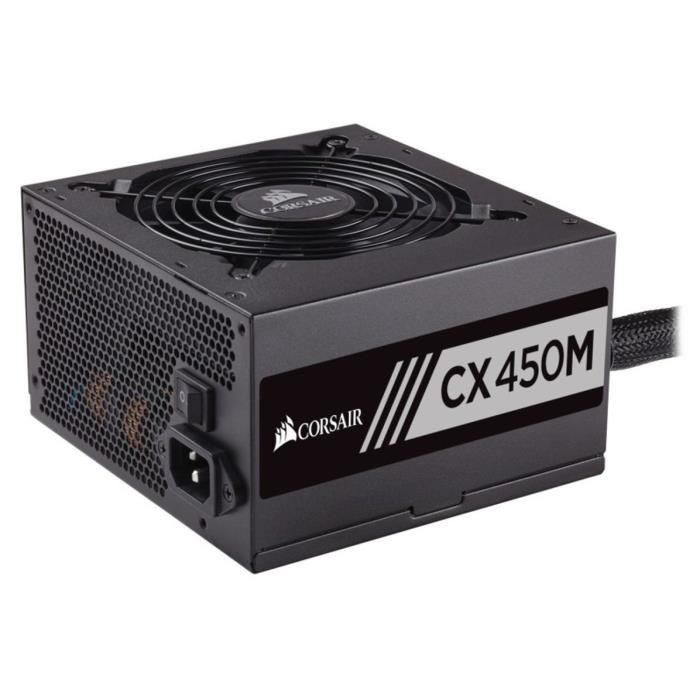 Corsair Alimentation Cx450m - 450 Watts - Semi Modulaire - 80+ Bronze (cp-9020101-eu)