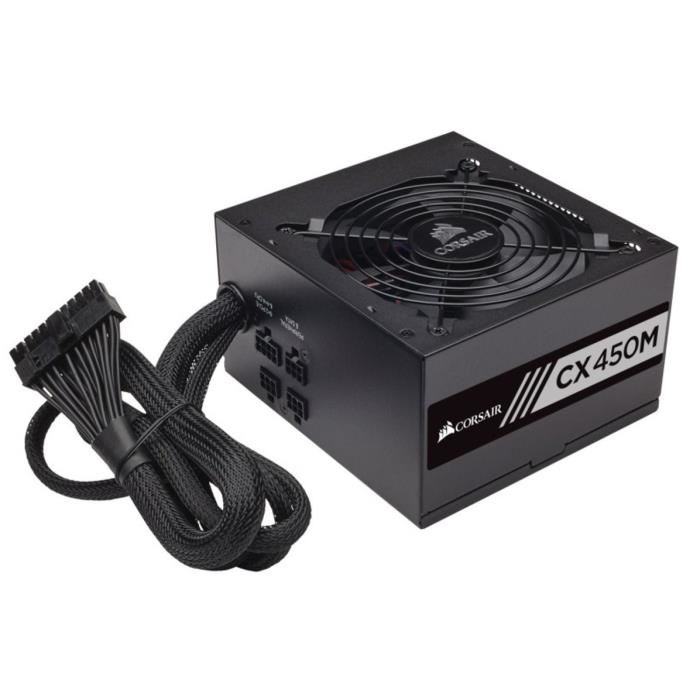 Corsair Alimentation Cx450m - 450 Watts - Semi Modulaire - 80+ Bronze (cp-9020101-eu)