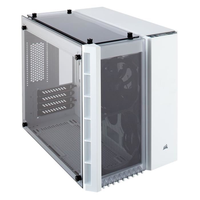 Corsair Boitier Micro Atx En Verre Trempe Crystal Series 280x - Blanc (cc-9011136-ww)