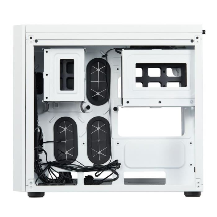 Corsair Boitier Micro Atx En Verre Trempe Crystal Series 280x Rgb Blanc Cc 9011137 Ww