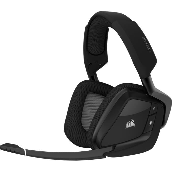 Corsair Gaming Void Pro Rgb Casque Pleine Taille 24 Ghz Sans Fil Noir De Charbon