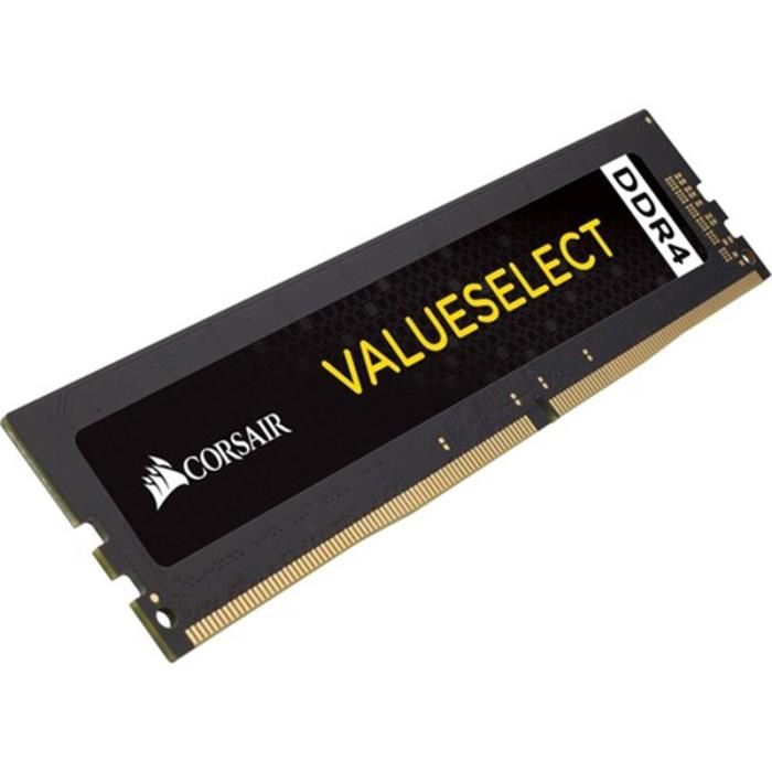 Memoire Ram - Corsair - Ddr4 - 8gb 1x8gb Dimm - 2400 Mhz  - 1.20v - Noir (cmv8gx4m1a2400c1)