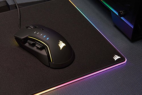 Corsair Tapis De Souris Gamer Rigide Mm800c Rgb Polaris - 400mm X 340mm X 35mm - Revetement Tissu (ch-9440021-eu)