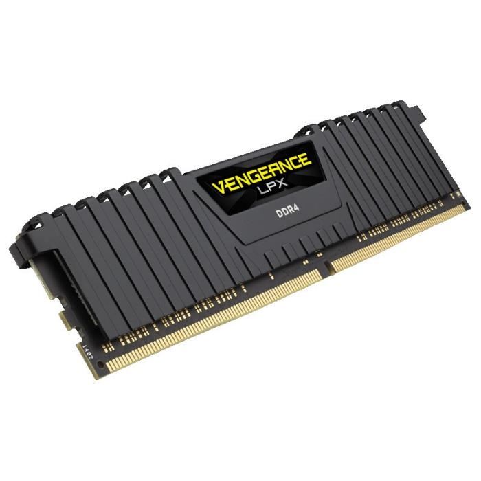 Corsair Memoire Pc Ddr4 Vengeance Lpx 8go 1x8go 2400 Mhz Cas 14 Cmk8gx4m1a2400c14