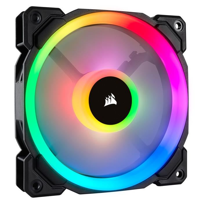 Corsair Ventilateur Ll120 Rgb - Diametre 120mm - Led Rgb - Lightning Node Pro - Triple Pack (co-9050072-ww)