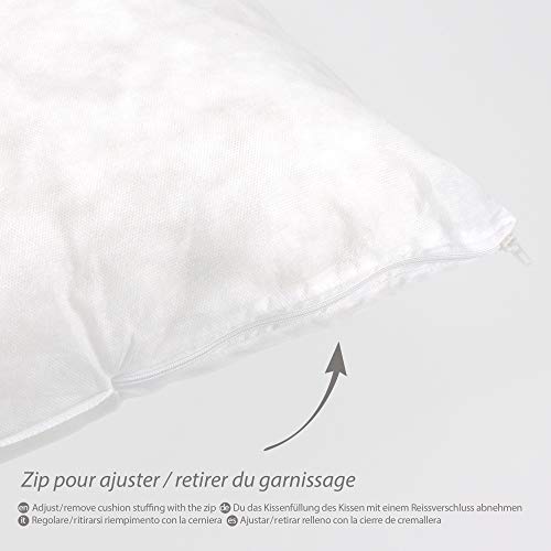 Coussin a recouvrir 50x50 cm garnissage Fibres polyester coussin Malin