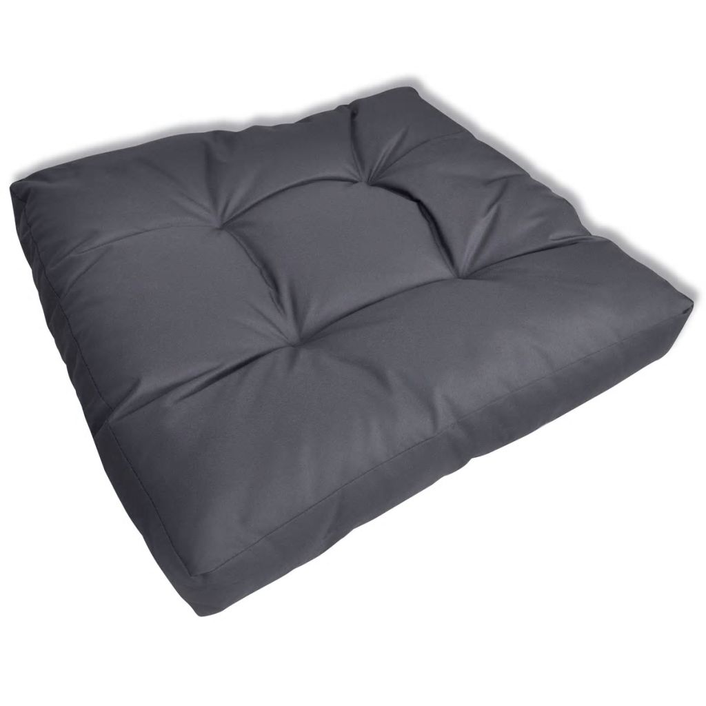 Vidaxl Coussin De Siege 60 X 60 X 10 Cm Gris