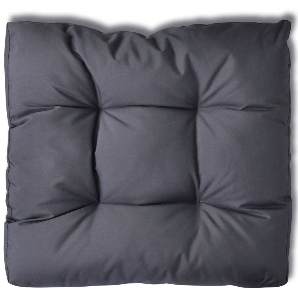 vidaXL Coussin de siege 60 x 60 x 10 cm Gris