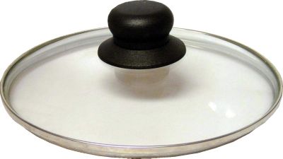Couvercle en verre cercle inox Saveur Plus 20 cm mathon