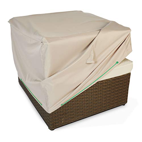 Housse De Protection - Covup - Fauteuil De Jardin - Impermeable - Anti Uv - 75x75x60 Cm