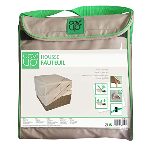 Housse De Protection - Covup - Fauteuil De Jardin - Impermeable - Anti Uv - 75x75x60 Cm