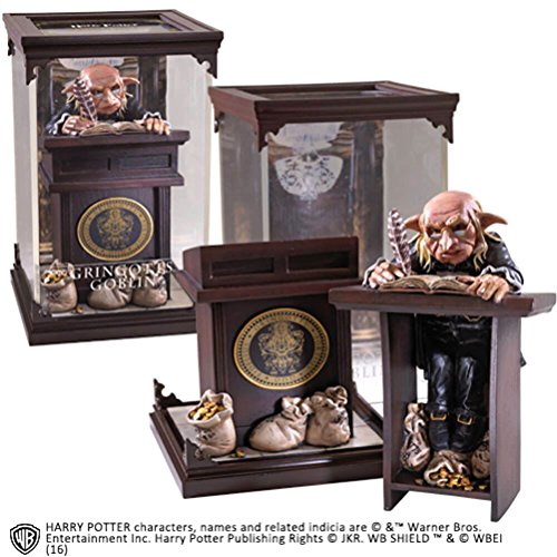 Noble Collection - Harry Potter - Statuette Magical Creatures Gringotts Goblin 19 Cm