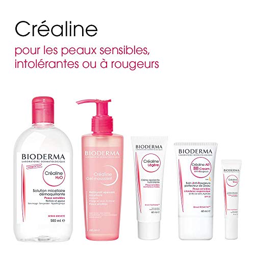 Bioderma Crealine Eau Micellaire Anti-rougeurs Visage Et Yeux Peaux Sensibles Reactives 250 Ml - Bouteille 250 Ml