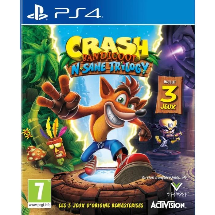 Activision Blizzard Crash Bandicoot Nsane Trilogy Ps4