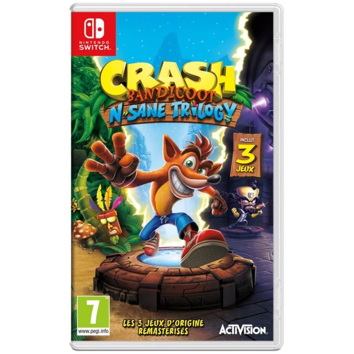 Plaion Crash Bandicoot Nsane Trilogy Switch