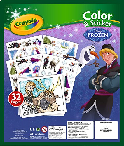 crayola Disney Frozen Album coloriage et autocollants