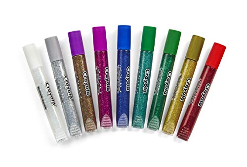Crayola - Colle Pailletee (9 Couleurs A ...