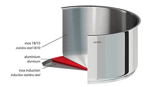 Cristel Casserole Inox Mutine Amovible - 16 Cm