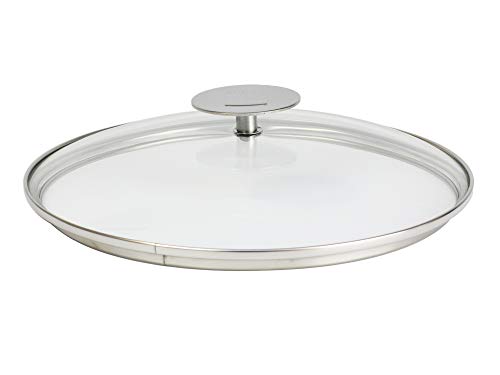 Couvercle Cristel Platine 24cm Verre