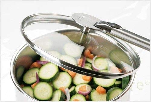 Couvercle Cristel Platine 30 Cm Verre