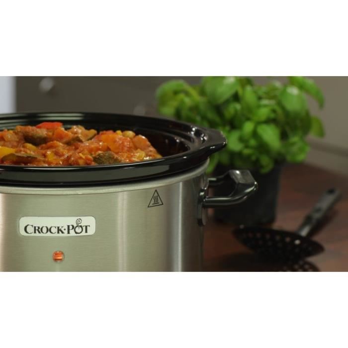 Mijoteur Electrique Crock-pot Csc025x-dim - Capacite 3,5l - Fonction Maintien Au Chaud - Inox