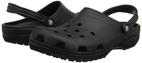 Crocs Sabots Classiques Unisexes Noir Noir 6 7 Unisex