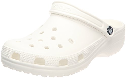 Crocs Sabots Classiques Unisexes Blanc Blanc 12 Unisex