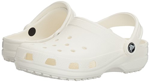 Crocs Sabots Classiques Unisexes Blanc Blanc 12 Unisex