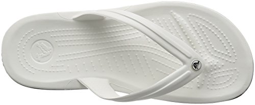 Crocs Mixte Crocband Flip Tongs, Blanc, ...