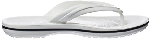 Crocs Mixte Crocband Flip Tongs, Blanc, ...