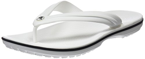 Crocs Mixte Crocband Flip Tongs, Blanc, ...