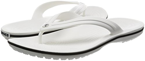 Crocs Mixte Crocband Flip Tongs, Blanc, ...