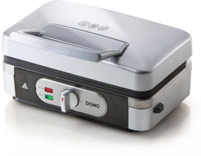 Gaufrier Multifonction Domo Do9136c - Inox - 1000w - 3 Jeux De Plaques