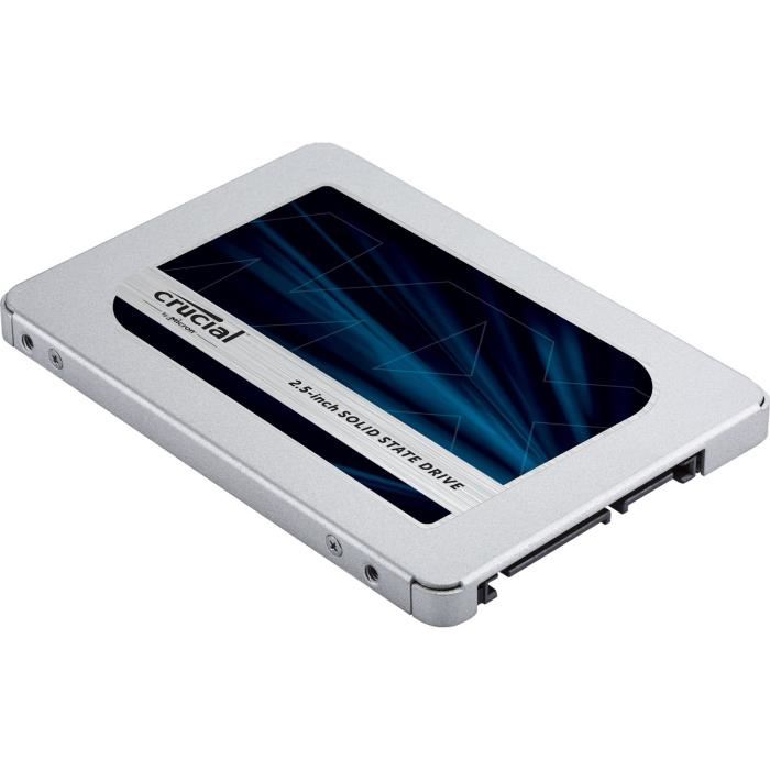 Crucial MX500 - Disque SSD - chiffre - 250 Go - interne - 2.5 - SATA 6Gb/s - AES 256 bits - TCG Opal Encryption 2.0
