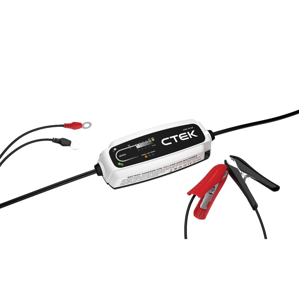 Ctek Ct5 Time To Go - Chargeur De Batterie Et Mainteneur - 8 Phases - 12v 5a