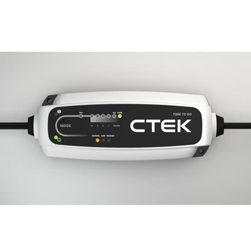 Ctek Ct5 Time To Go - Chargeur De Batterie Et Mainteneur - 8 Phases - 12v 5a