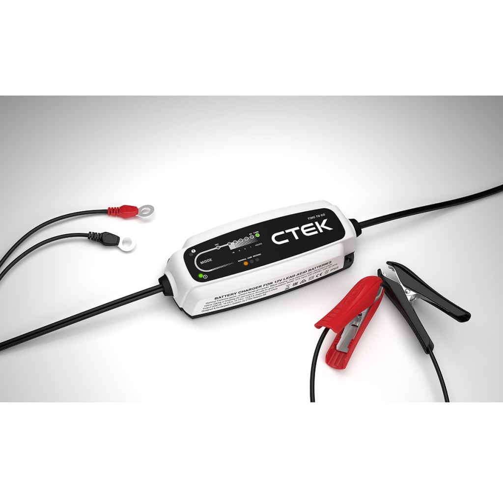 Ctek Ct5 Time To Go - Chargeur De Batterie Et Mainteneur - 8 Phases - 12v 5a