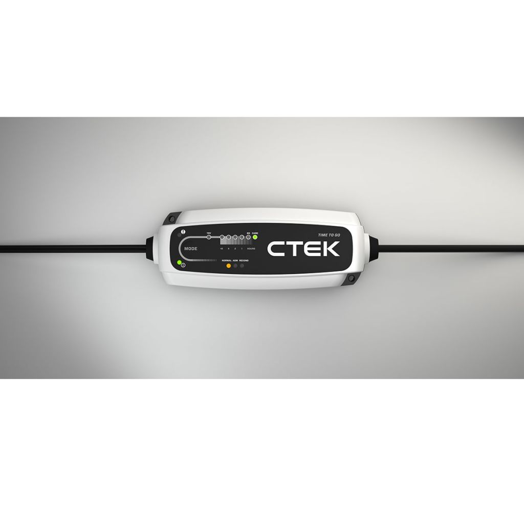 Ctek Ct5 Time To Go - Chargeur De Batterie Et Mainteneur - 8 Phases - 12v 5a
